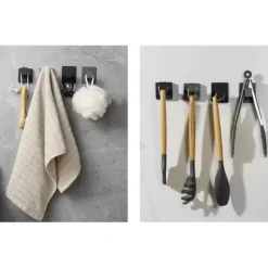 4-Pack - Självhäftande Krokar / Handdukskrokar - Hängare