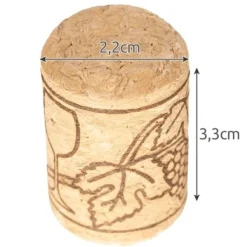 100-Pack - Vinkorkar - Korkar för vinflaskor