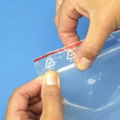 100-Pack - 6x8cm Ziplock / Blixtlåspåsar Skrivfält / Zip Lock