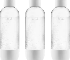 3-pack AGA AQVIA PET-flaska, 1L (Vit)