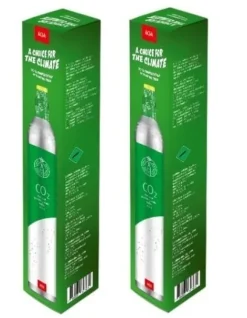 2-pack AGA Biogon C Kolsyrepatron 425g, Grön