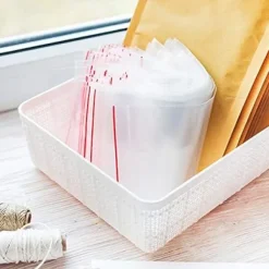 100-Pack Blixtlåspåsar Ziplock Påsar 4x6cm