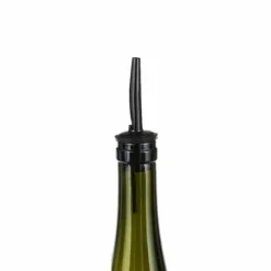 2-pack Hällpip Droppkork Flaskpip Dosörpip i Metall Svart