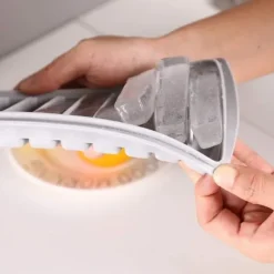 3-pack isbitsform, lätt att ta bort, återanvändbar isbit, 10 hål, BPA-fri, perfekt för sport- och vattenflaskor, whisky, cocktail