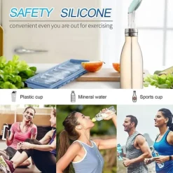 3-pack isbitsform, lätt att ta bort, återanvändbar isbit, 10 hål, BPA-fri, perfekt för sport- och vattenflaskor, whisky, cocktail