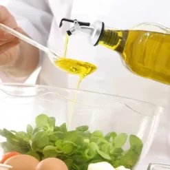 2-Pack Kork till Olivolja Hällpip Droppkork med Lock Grå