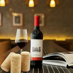 10-pack korkar, vinkorkar, för olika vinflaskor och DIY-dekoration, längd 40 mm, diameter 21 mm