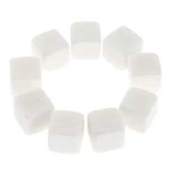 9-pack Naturliga Whiskystenar – Isbitar av Sten Vit