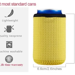 4-pack Neopren Burk Kylare - Isolerade Hylsor för 330ml Cola/Öl Burkar