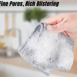 10-pack repfria disktrasor av ståltråd för diskning av disk, handfat och spishäll, lätta att skölja av och slitstarka