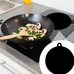 4-pack skyddsmatta för induktionsspis, halkfri silikonmatta, skydd för induktionsspis, halkfri matta, silikonmatta, repskydd, isoleringsmatta