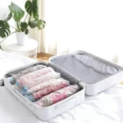 10-Pack Vakuumpåsar för Förvaring – 4 Olika Storlekar