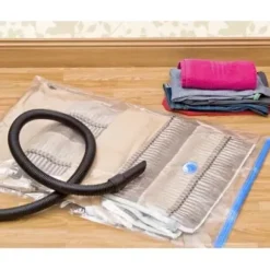 10-Pack Vakuumpåsar för Förvaring – 4 Olika Storlekar