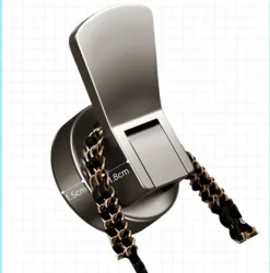 2-pack överdörrskrokar, kraftiga självhäftande krokar, dörrhängare utan borrning Model 2