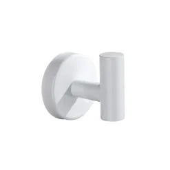 2-pack väggkrokar - vita självhäftande krokar