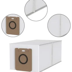 Packtillbehör för Dream D10 Plus/L10 Plus/Z10 Pro - Väska/Filt/Trasa/Sidoborste/Utrullningsverktyg Phonillico®