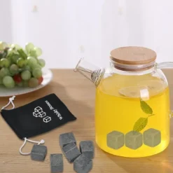 -paket med 9 st. isbitar för whiskykylsten, drycker, vin, ölkylare, barberedningskuber, presentset