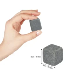 -paket med 9 st. isbitar för whiskykylsten, drycker, vin, ölkylare, barberedningskuber, presentset