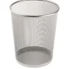 Papirkurv tråd metal sølv 18 ltr.