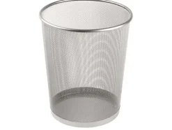 Papirkurv tråd metal sølv 18 ltr.