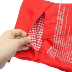 Papper och bakplåtspapper, återanvändbar mikrovågsugnspåse för potatis, matlagning, riskokare.