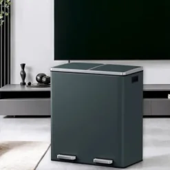 Papperskorg, 2 x 30 liter, 2 fack