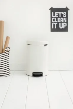 Papperskorg BRABANTIA NewIcon 12L vit