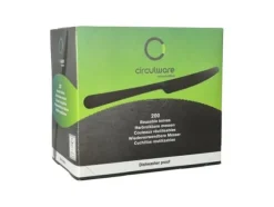 Papstar 96527, Svart, Polypropylen, 200 styck, 197 mm