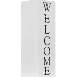 Paraplyställ welcome stål vit