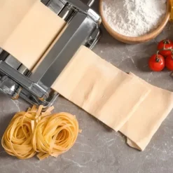 Pastamaskin, Justerbar Tjocklek, Hållbar Konstruktion,Silver