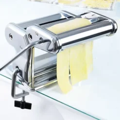 Pastamaskin, Justerbar Tjocklek, Hållbar Konstruktion,Silver
