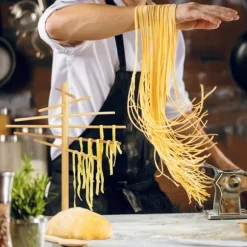 Pastaställ, Bambu, 41x34x34 cm, Natur