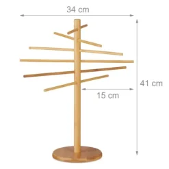 Pastaställ, Bambu, 41x34x34 cm, Natur