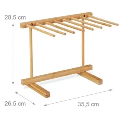 Pastaställ, 28,5x35,5x26,5 cm, Natur