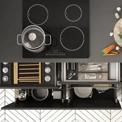 Pastaställ, 28,5x35,5x26,5 cm, Natur