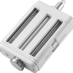 Pastatillsats, 3-i-1 rostfritt stål pastarulle- och skärset, 25,5x14,3x5,4 cm, rostfritt stål