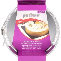 Patisse springform 16 cm silver