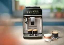 Philips 3300 Series EP3321 – Automatisk kaffemaskin med mjölkskummare – Svart