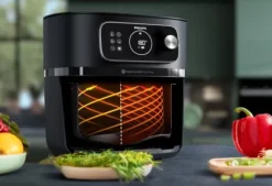 Philips 7000 Series HD9876 - Varmluftsfritös - 8.3 liter - 2.2 kW - svart