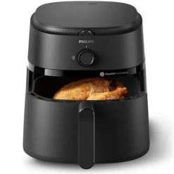 Philips Airfryer 1000-serien, 6,2 L, RapidAir, Analog, Svart (NA130/00)