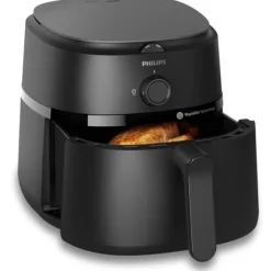 Philips Airfryer 1000-serien, 6,2 L, RapidAir, Analog, Svart (NA130/00)