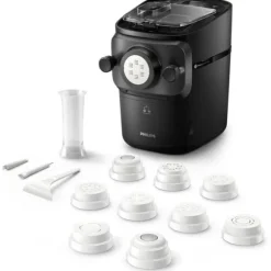 Philips Pastamaker 7000-seriens pastamaskin, formar för spagetti, lasagne och andra, 200 W, svart (HR2665/96)