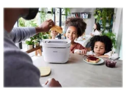 Philips Series 5000 HD2640 Eco Conscious Edition - Brödrost - 2 skiva - 2 Kortplatser - matt silkesvit