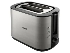 Philips Viva Collection HD2650 Full metal - Brödrost - 2 skiva - 2 Kortplatser - rostfritt stål
