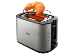 Philips Viva Collection HD2650 Full metal - Brödrost - 2 skiva - 2 Kortplatser - rostfritt stål