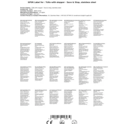 Pip med propp - SAVE STOP