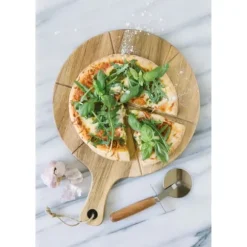 Pizzaset Sade Skärbräda med Pizzaskärare Dorre