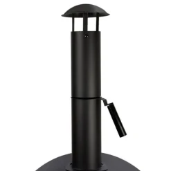 Pizzaugn med Regnskydd och 30 cm Pizzaspade Utomhusugn Stenugnsbakning Pizzasten Pizzaskärare Grillning Pizza 2 Hjul och Handtag Portabel Utomhusbruk | CDON