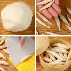 Plast Gnocchi Boards Verktyg för att göra makaroner Pasta och Gnocchi Maker Cutter Kavel manuellt köksredskap