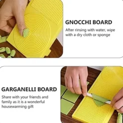 Plast Gnocchi Boards Verktyg för att göra makaroner Pasta och Gnocchi Maker Cutter Kavel manuellt köksredskap